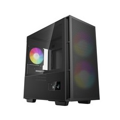 DeepCool CH360 DIGITAL Trn Micro-ATX Case - Sleek Black Design, Perfect for Your Build!